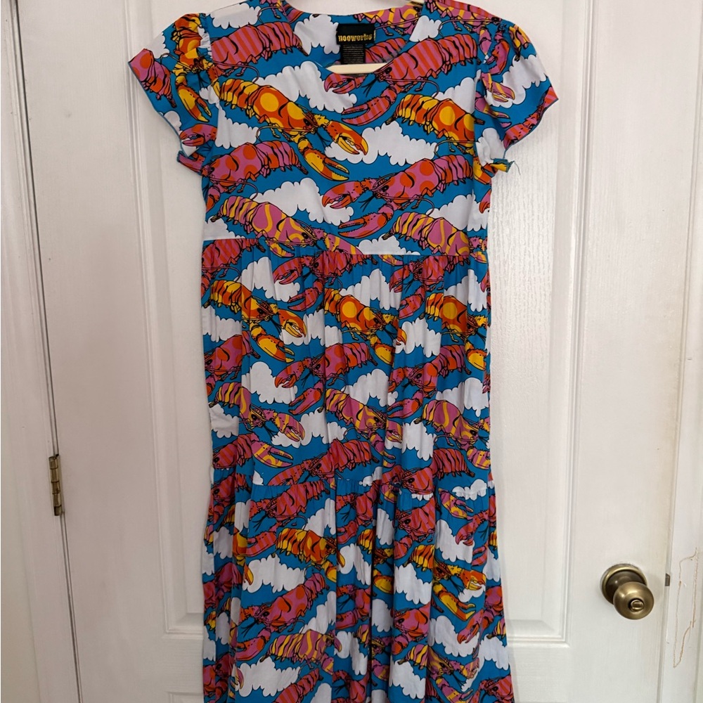 Moo works Lobster Print Dress